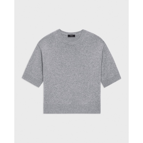 띠어리 Cropped Tee in Cashmere