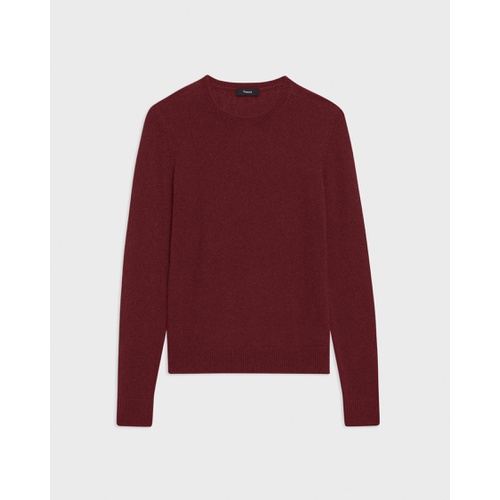 띠어리 Crewneck Sweater in Feather Cashmere