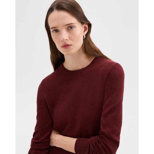 띠어리 Crewneck Sweater in Feather Cashmere