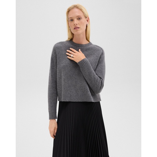 띠어리 Cropped Sweater in Cashmere