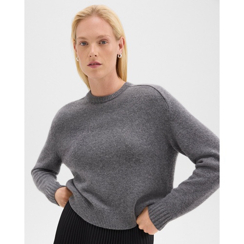 띠어리 Cropped Sweater in Cashmere