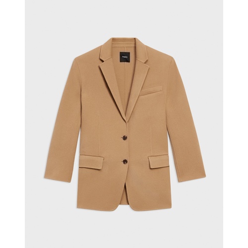 띠어리 Oversized Blazer in Double-Face Wool-Cashmere