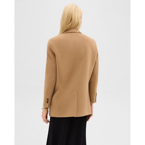 띠어리 Oversized Blazer in Double-Face Wool-Cashmere