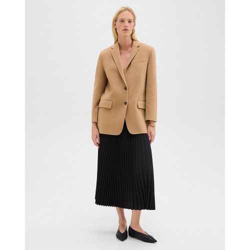 띠어리 Oversized Blazer in Double-Face Wool-Cashmere