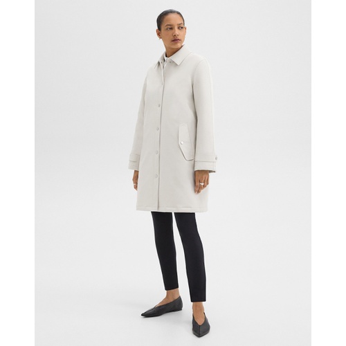 띠어리 Car Coat in Cotton-Blend