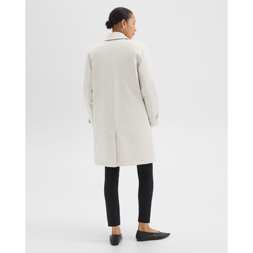 띠어리 Car Coat in Cotton-Blend