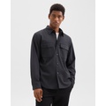 Garvin Shirt Jacket in Stretch Wool