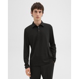 Long-Sleeve Polo Shirt in Cotton Jersey