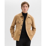 Closson Military Jacket in Suede