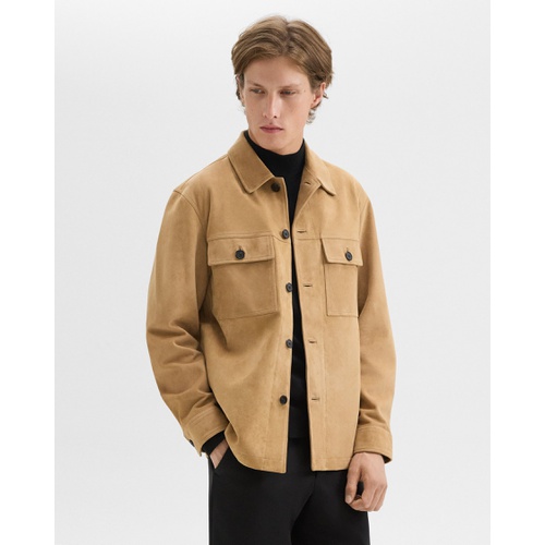 띠어리 Closson Military Jacket in Suede