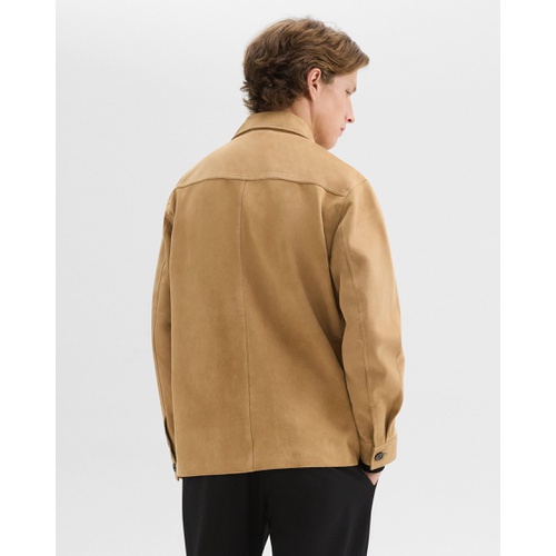 띠어리 Closson Military Jacket in Suede