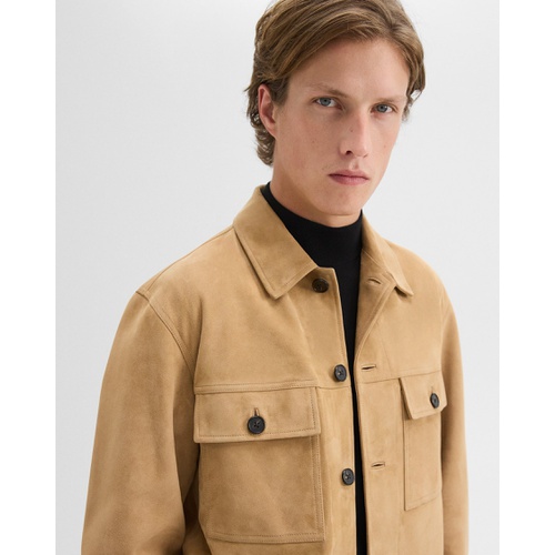 띠어리 Closson Military Jacket in Suede