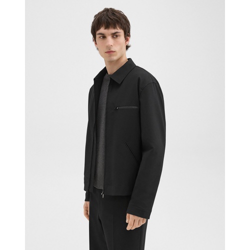 띠어리 Workwear Jacket in Wool-Blend Twill