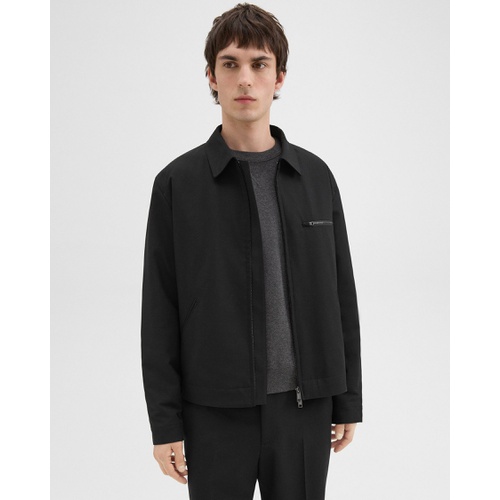 띠어리 Workwear Jacket in Wool-Blend Twill