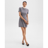 Mini Sweater Dress in Felted Wool-Cashmere