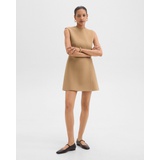 Mini Wrap Dress in Double-Face Wool-Cashmere