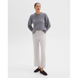 Kick Pant in Herringbone Knit