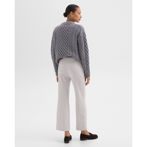 띠어리 Kick Pant in Herringbone Knit