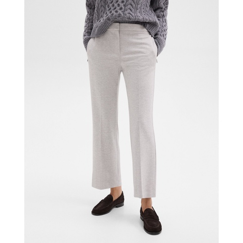 띠어리 Kick Pant in Herringbone Knit