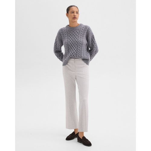 띠어리 Kick Pant in Herringbone Knit