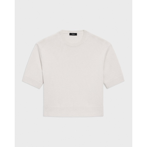 띠어리 Cropped Tee in Cashmere