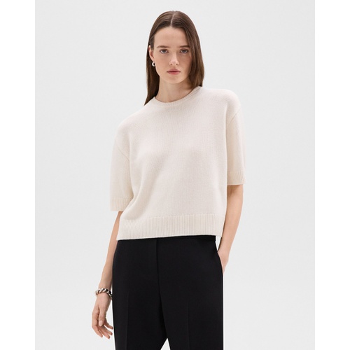 띠어리 Cropped Tee in Cashmere