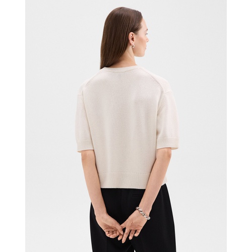 띠어리 Cropped Tee in Cashmere