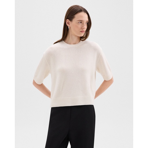 띠어리 Cropped Tee in Cashmere