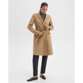 Wrap Coat in Double-Face Wool-Cashmere