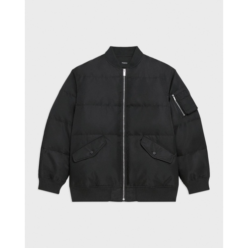 띠어리 Flight Puffer Jacket in Recycled Nylon