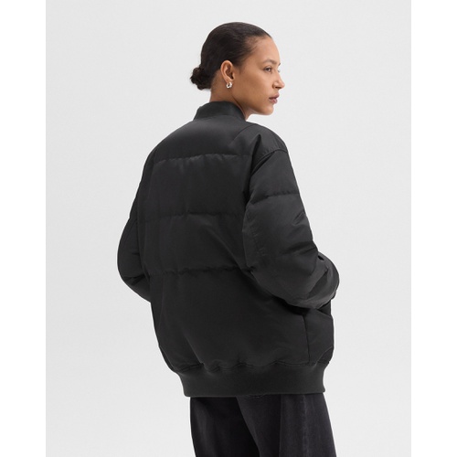 띠어리 Flight Puffer Jacket in Recycled Nylon