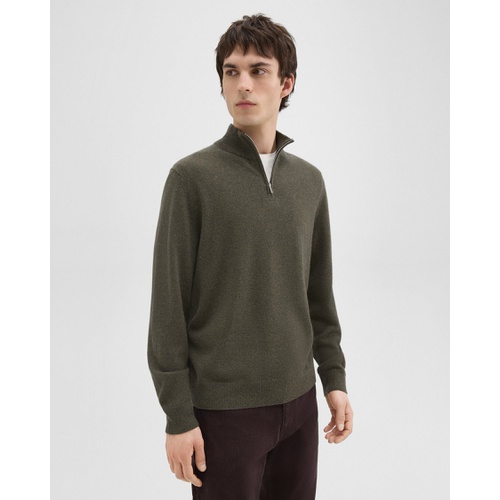 띠어리 Hilles Quarter-Zip Sweater in Cashmere