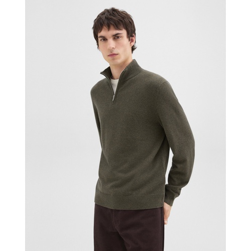 띠어리 Hilles Quarter-Zip Sweater in Cashmere