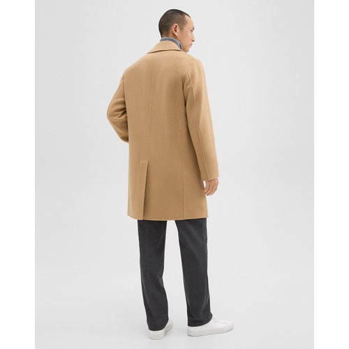 띠어리 Double-Breasted Coat in Double-Face Wool-Cashmere