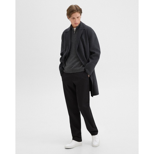 띠어리 Double-Breasted Coat in Double-Face Wool-Cashmere