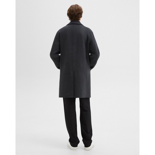 띠어리 Double-Breasted Coat in Double-Face Wool-Cashmere