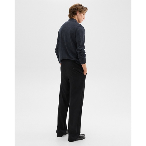 띠어리 Wide-Leg Drawstring Pant in Stretch Flannel