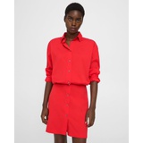 Fitted Shirt Dress in Good Cotton