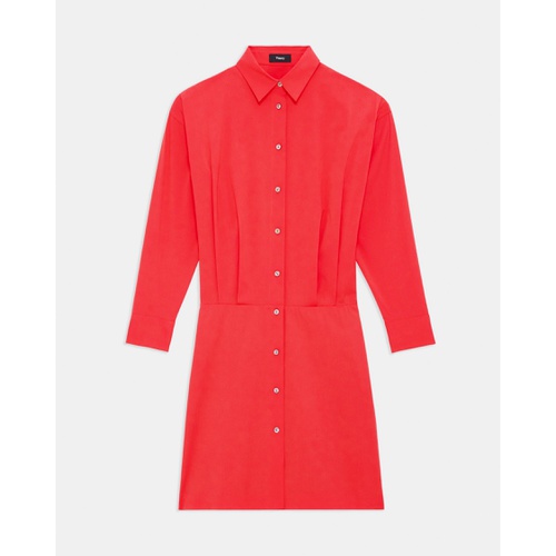 띠어리 Fitted Shirt Dress in Good Cotton