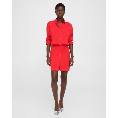 띠어리 Fitted Shirt Dress in Good Cotton