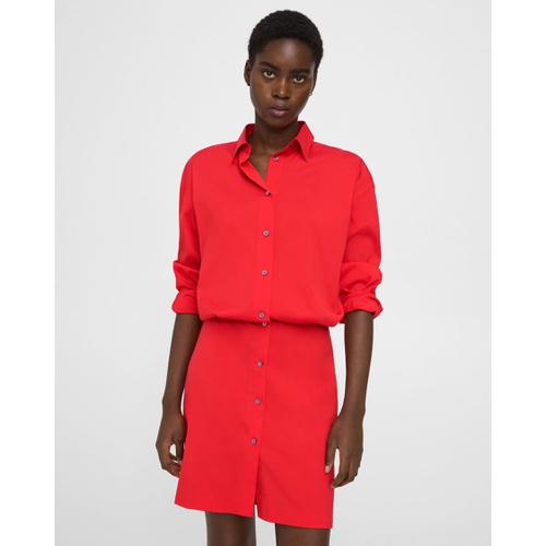 띠어리 Fitted Shirt Dress in Good Cotton