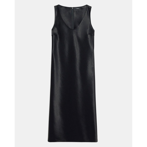 띠어리 Tank Dress in Bonded Satin