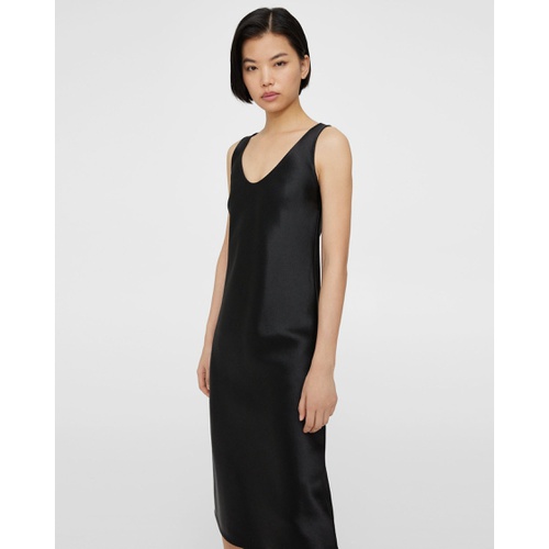 띠어리 Tank Dress in Bonded Satin