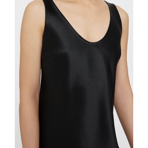 띠어리 Tank Dress in Bonded Satin