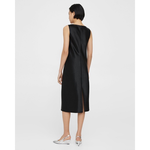 띠어리 Tank Dress in Bonded Satin