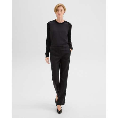 띠어리 Relaxed Pant in Wool Gabardine