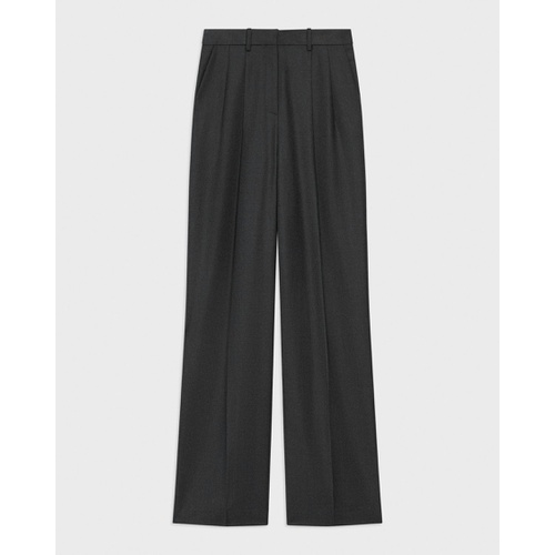 띠어리 Double Pleat Pant in Sleek Flannel