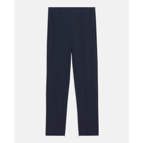 띠어리 Pintucked Slim Pant in Stretch Cotton