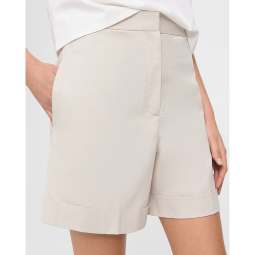 띠어리 Cuffed Short in Stretch Cotton Twill