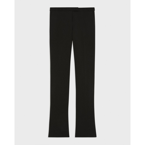 띠어리 Slim Low-Rise Pant in Double Weave